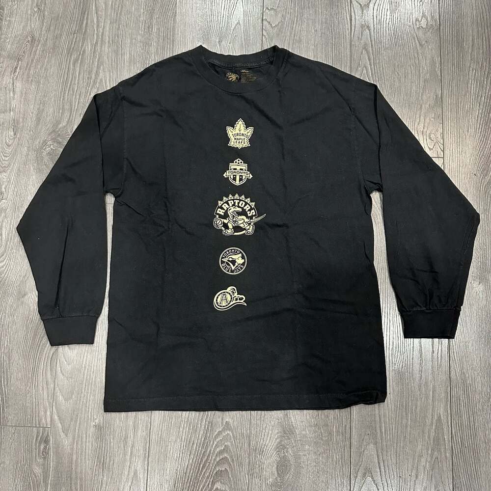 OVO x Toronto Sports Teams Drake Night March 9 2018 Long Sleeve T-Shirt Size L
